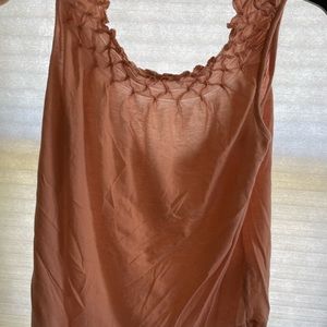 Blush pink Anthropologie tank top